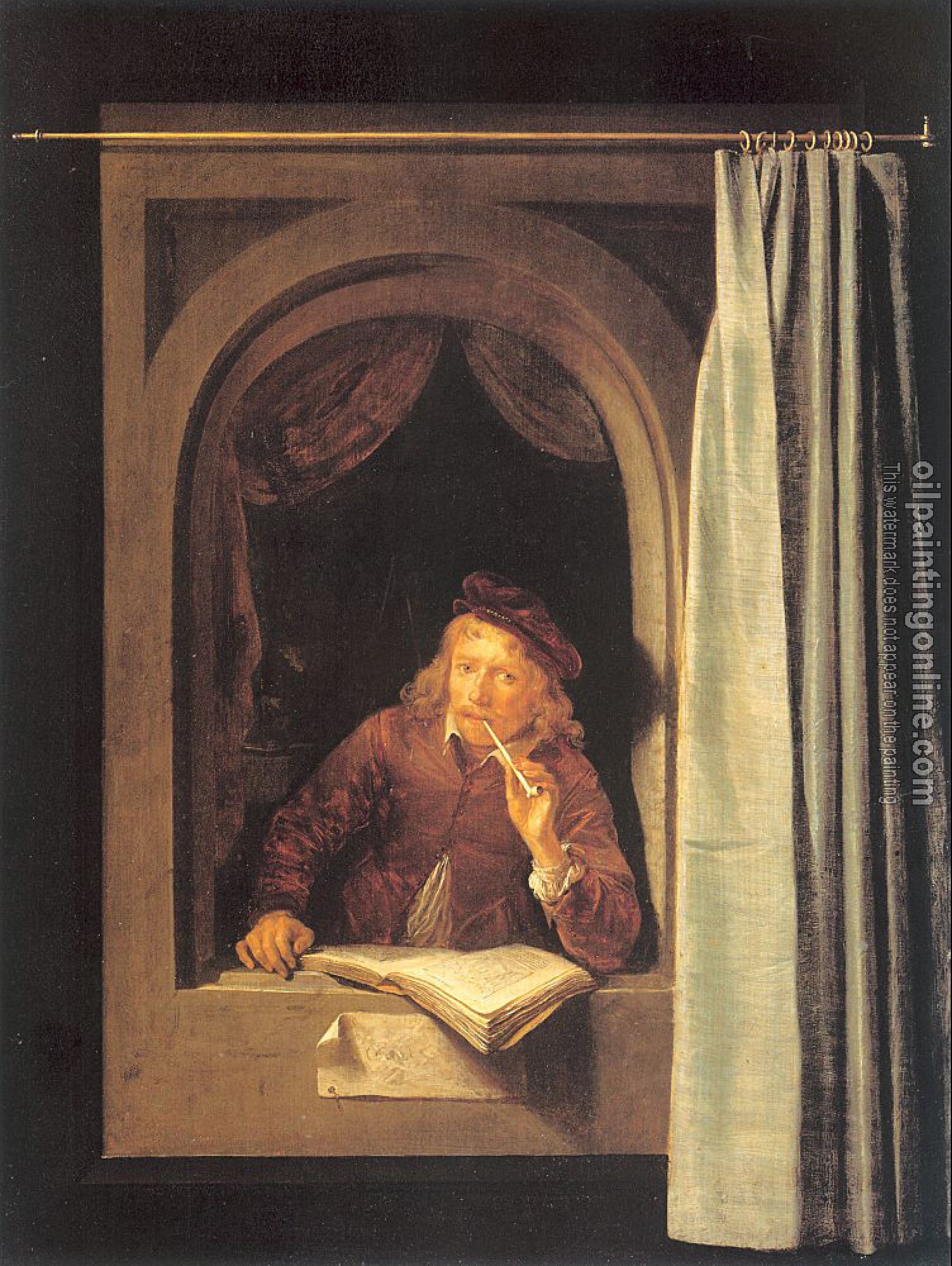 Dou, Gerrit - Self Portrait